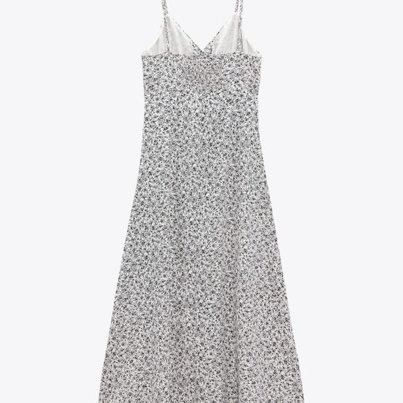 Zara floral print slip dress for summer - Picture 7 of 7